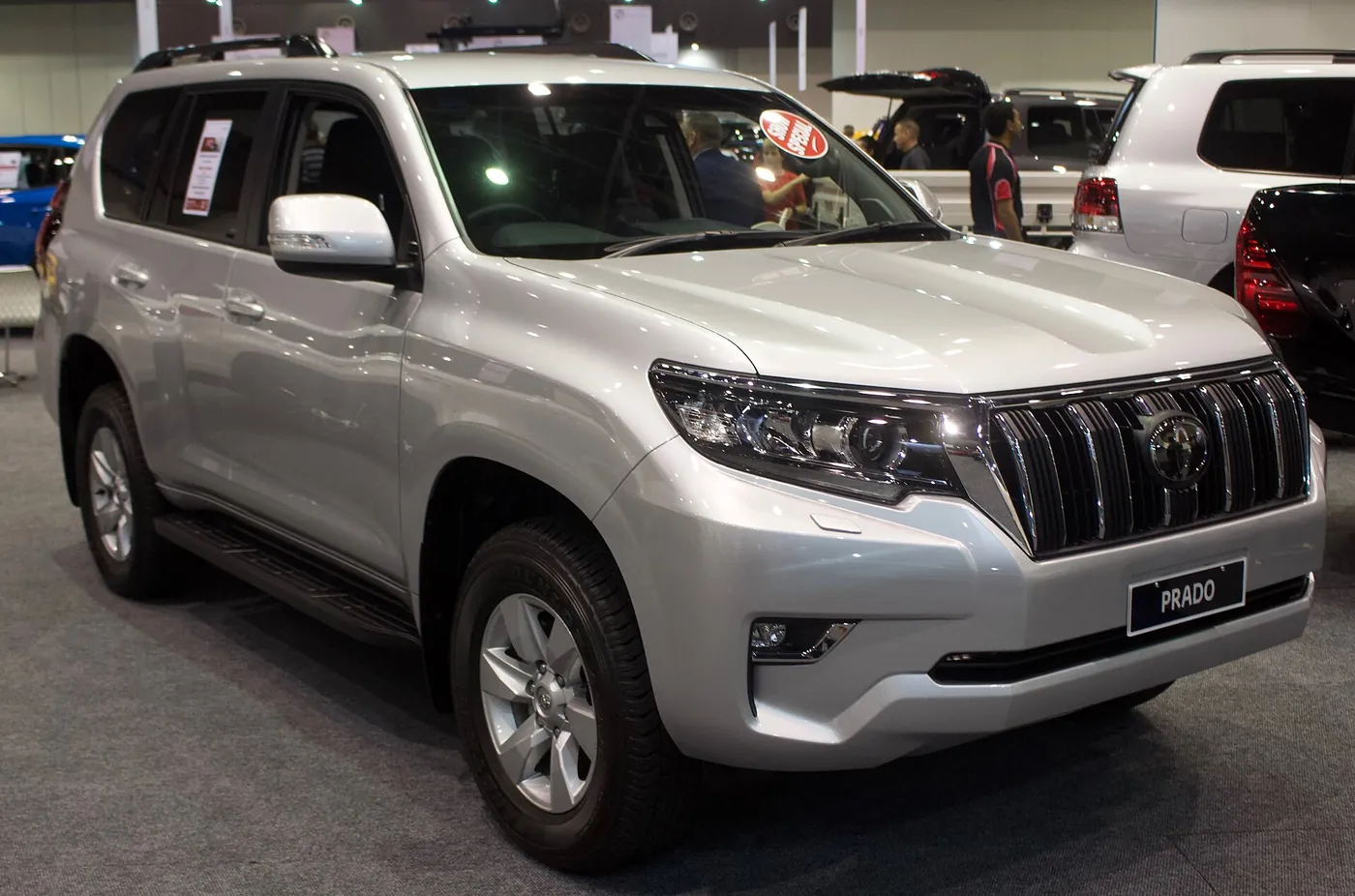 A Toyota Land Cruiser from the Victoria Rentals fleet